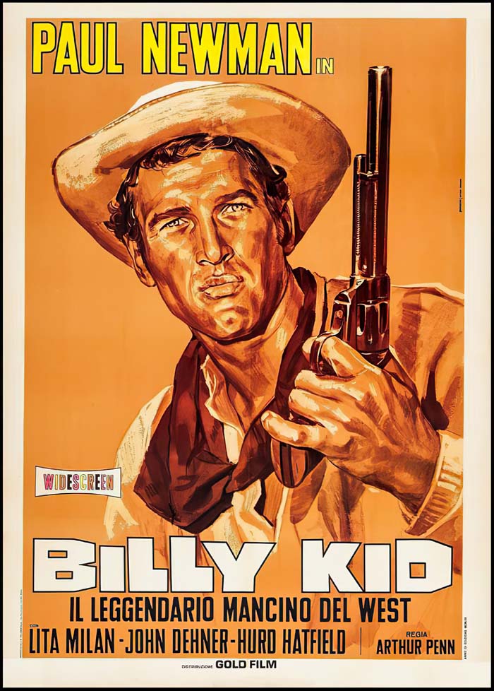 The Left Handed Gun (1958) vintage movie poster